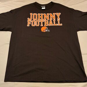 Majestic Brown Johnny Football Tee